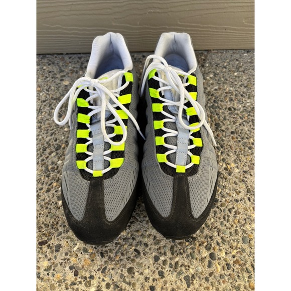 Nike Air Max 95 EM Volt Cool Grey Black Green White Mens Size 11 554971-031 - Picture 6 of 10